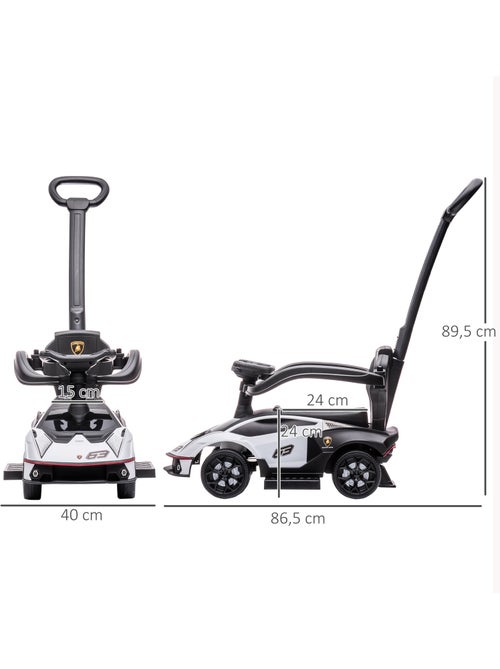 Porteur enfant voiture à pousser 2 en 1 Lamborghini Essenza SCV13 - Kiabi