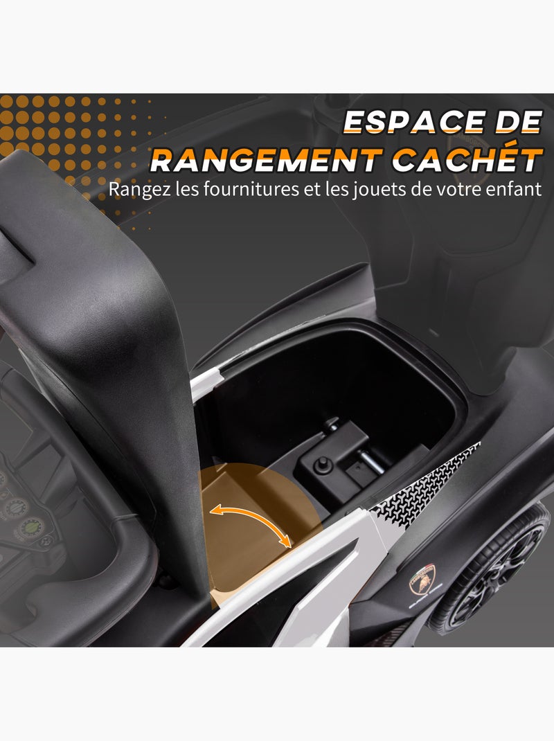 Porteur enfant voiture à pousser 2 en 1 Lamborghini Essenza SCV13 Blanc Blanc - Kiabi