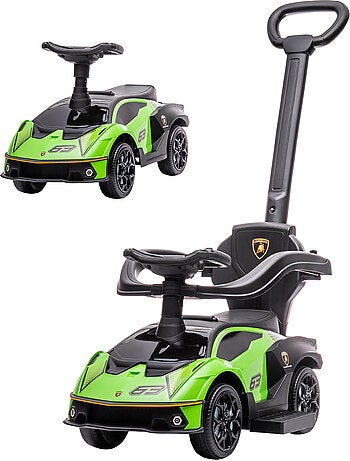Porteur enfant voiture à pousser 2 en 1 Lamborghini Essenza SCV14