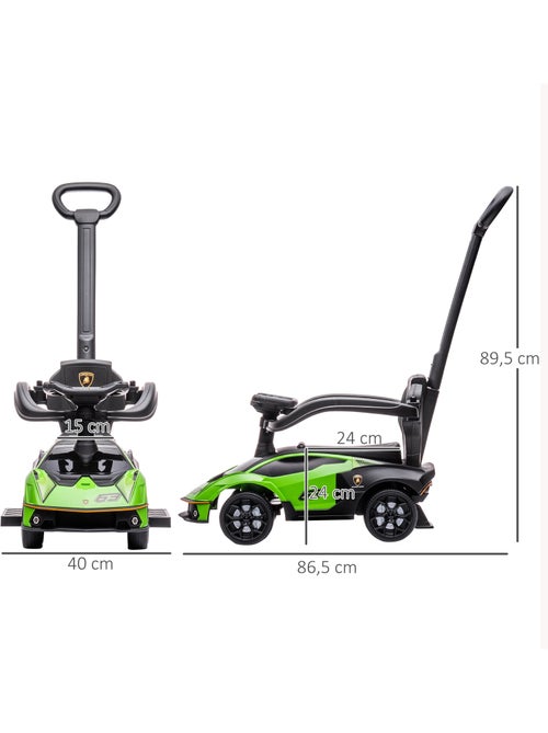 Porteur enfant voiture à pousser 2 en 1 Lamborghini Essenza SCV14 - Kiabi Porteur enfant voiture à pousser 2 en 1 Lamborghini Essenza SCV14 - Kiabi