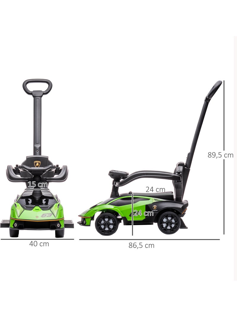 Porteur enfant voiture à pousser 2 en 1 Lamborghini Essenza SCV14 Vert - Kiabi