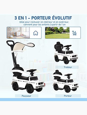 Porteur enfant voiture