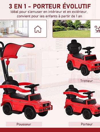 Porteur enfant voiture