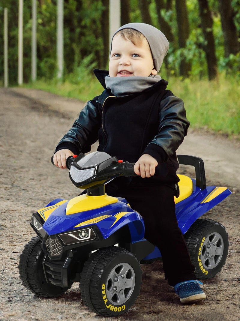 Porteur enfants quad 18-36 mois effets lumineux et sonore Bleu - Kiabi