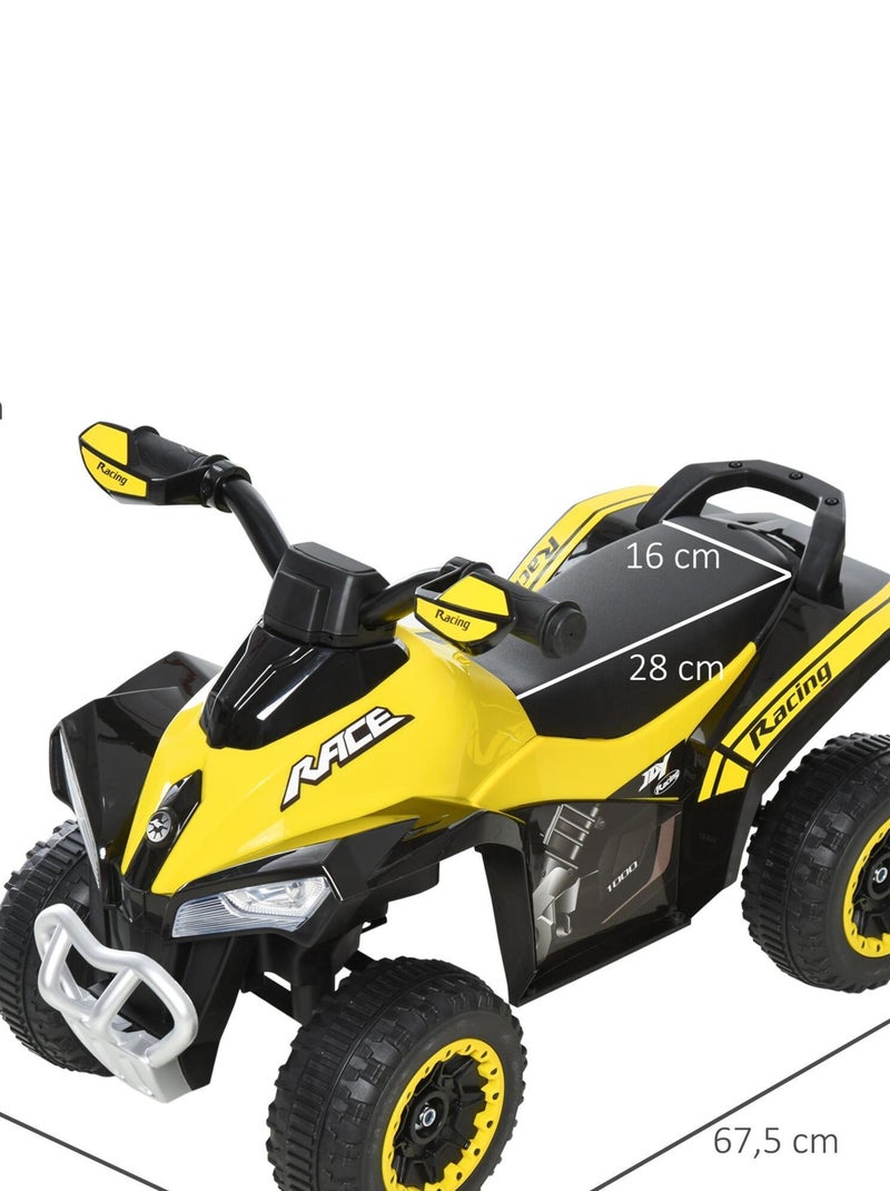 Porteur enfants quad Jaune - Kiabi