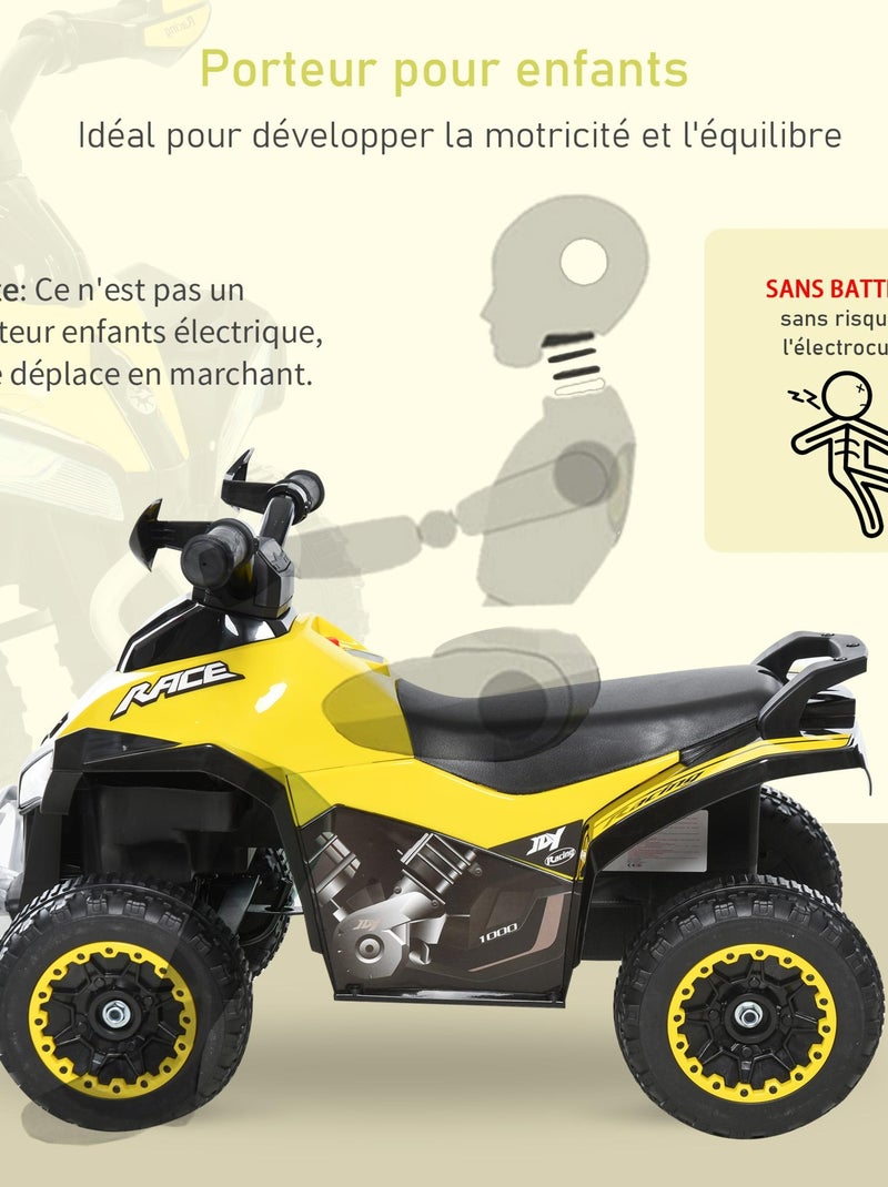 Porteur enfants quad Jaune - Kiabi