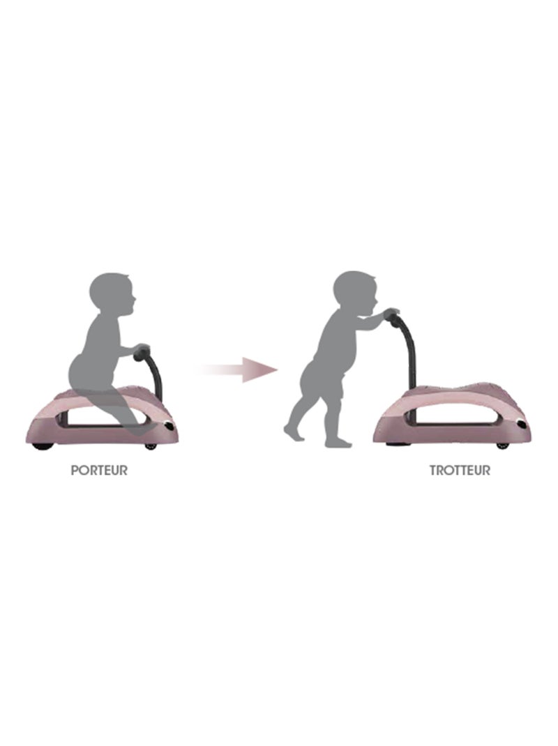 Porteur évolutif WALK N' ROLL 2 EN 1 ECO pour bébé Rose parme - Kiabi