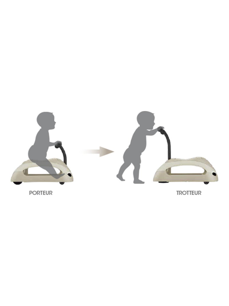 Porteur évolutif WALK N' ROLL 2 EN 1 ECO pour bébé Taupe - Kiabi