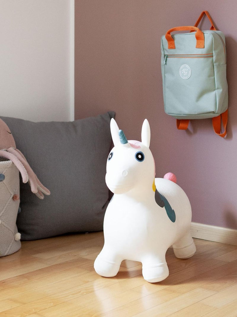 porteur gonflable,  Licorne Blanc - Kiabi