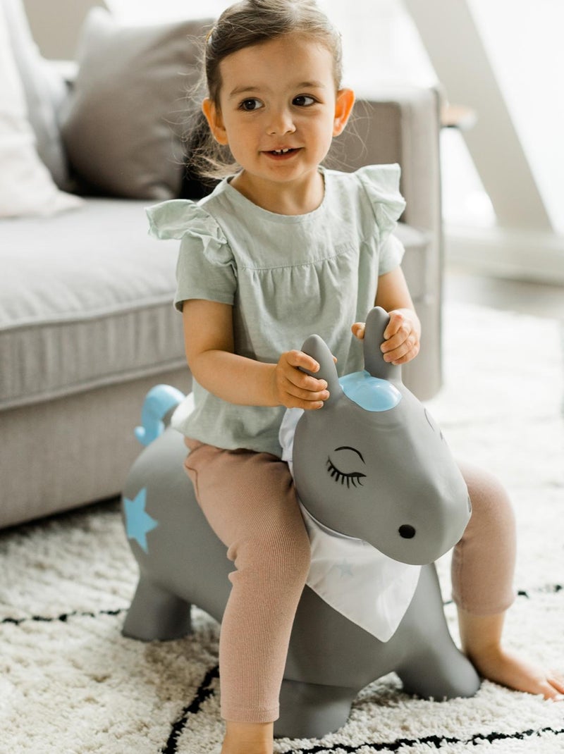 porteur gonflable,   Poney Gris foncé - Kiabi