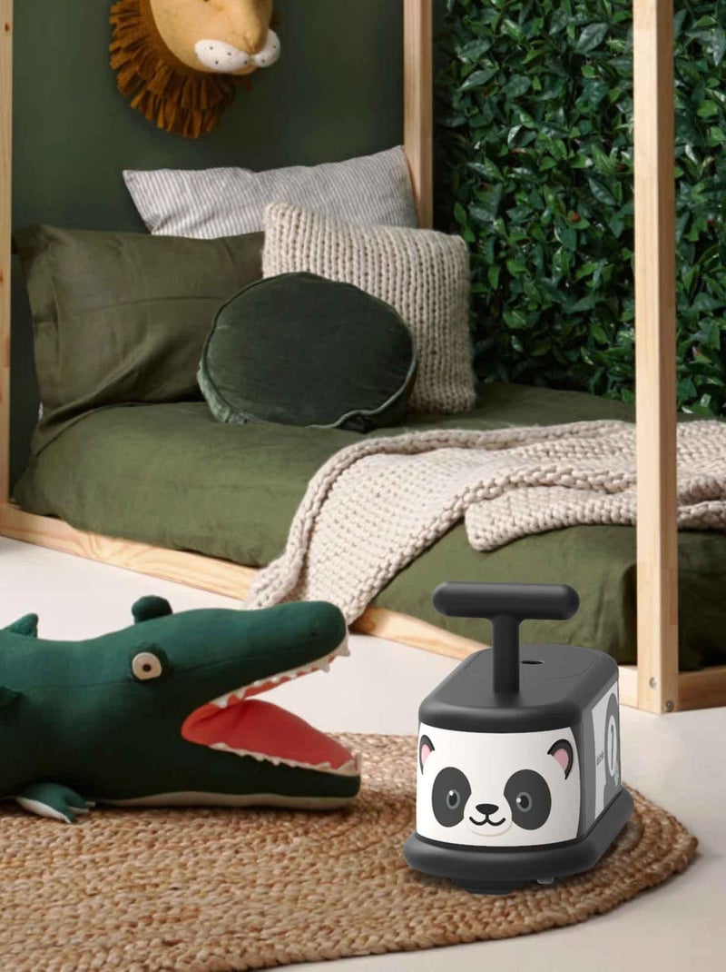 Porteur panda fabriqué en Europe pour bébé La Cosa Italtrike Blanc - Kiabi