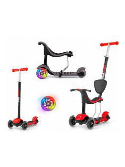 Porteur Scooter 3en1 LITTLE STAR Rouge - Kiabi