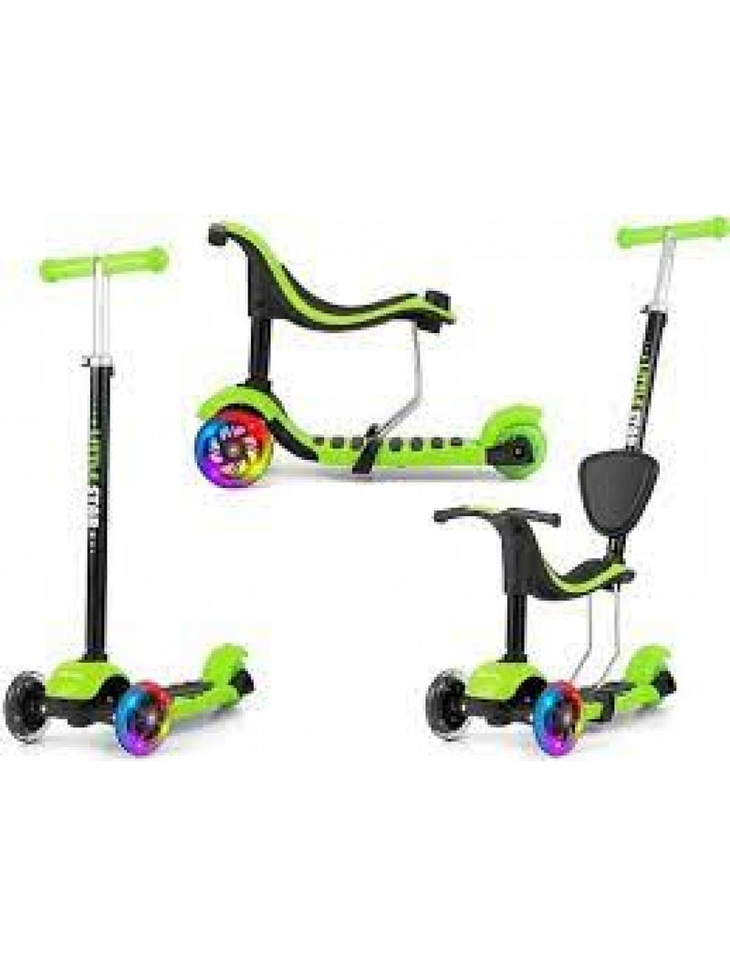 Porteur Scooter 3en1 LITTLE STAR Vert Vert - Kiabi
