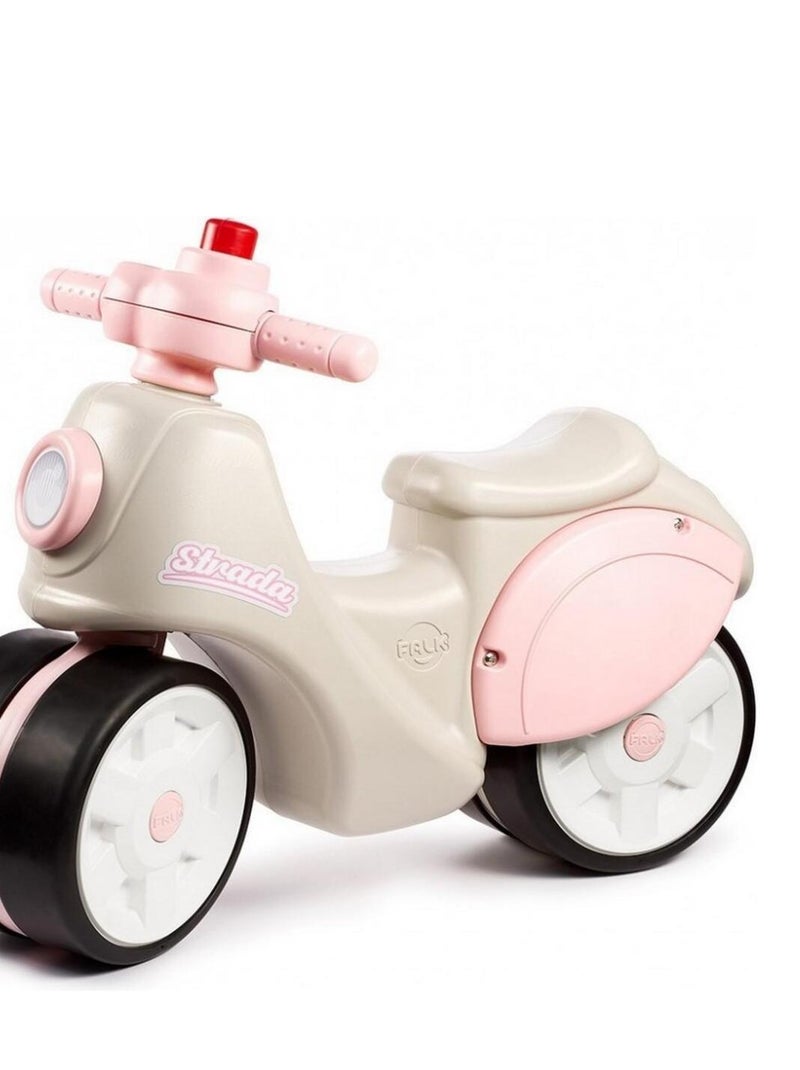 Porteur scooter Strada - Crème et rose N/A - Kiabi