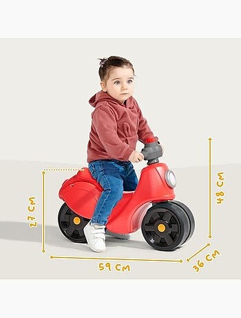 Porteur scooter Strada - Rouge et Anthracite
