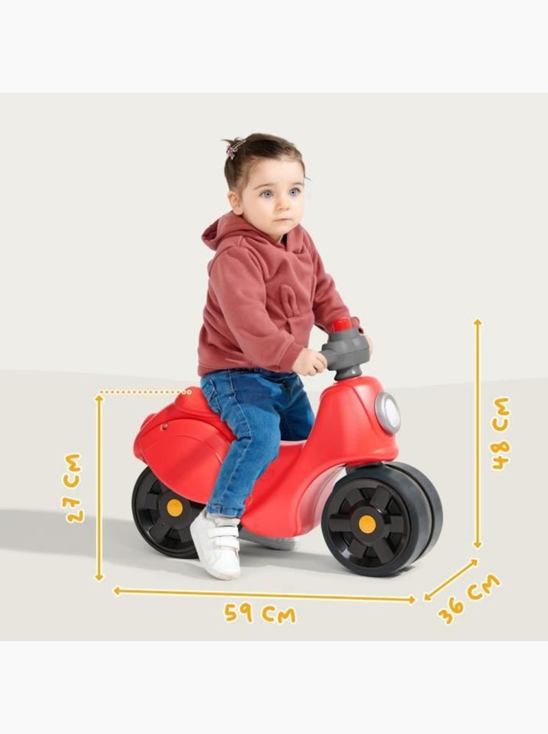 Porteur scooter Strada - Rouge et Anthracite Multicolore - Kiabi