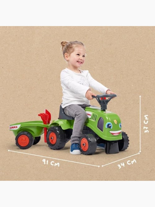 Porteur tracteur Baby Claas avec remorque - Kiabi