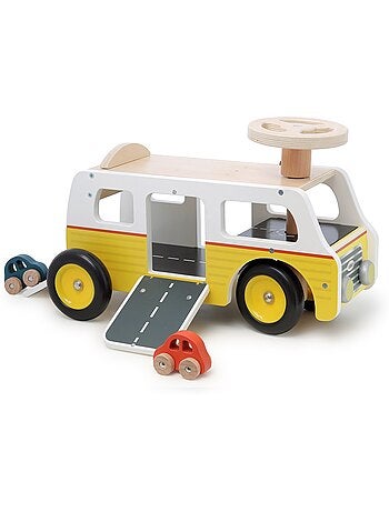 Porteur Van garage en bois
