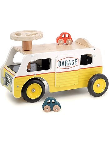 Porteur Van garage en bois