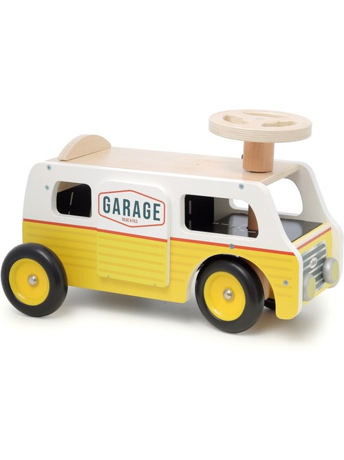 Porteur Van garage en bois - Kiabi