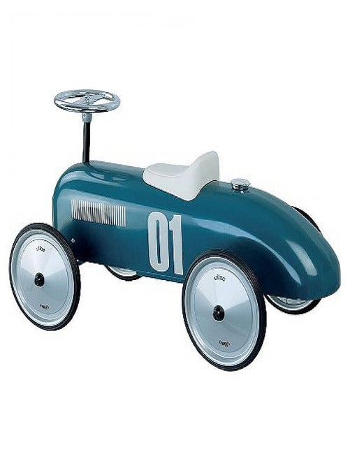 Porteur Vintage - Voiture Bleu Petrole - Kiabi