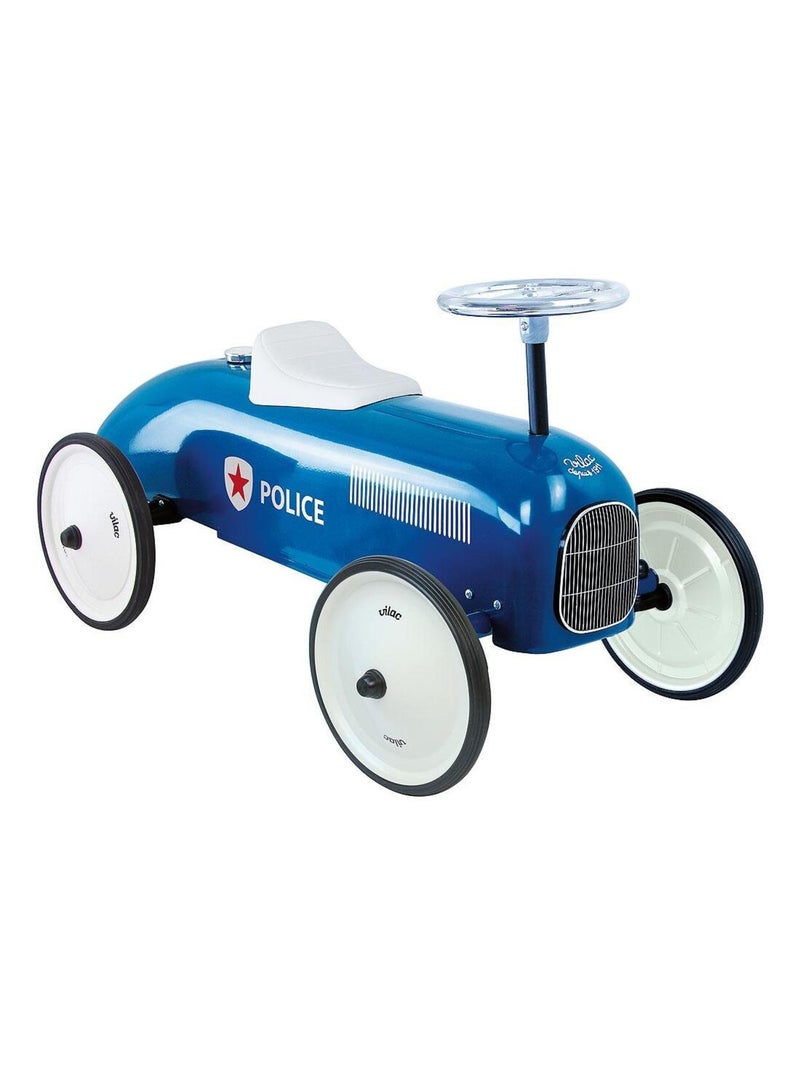 Porteur voiture vintage en métal Bleu - Kiabi