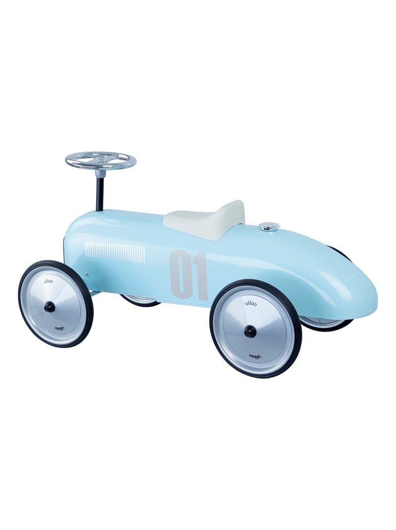 Porteur voiture vintage en métal Bleu - Kiabi