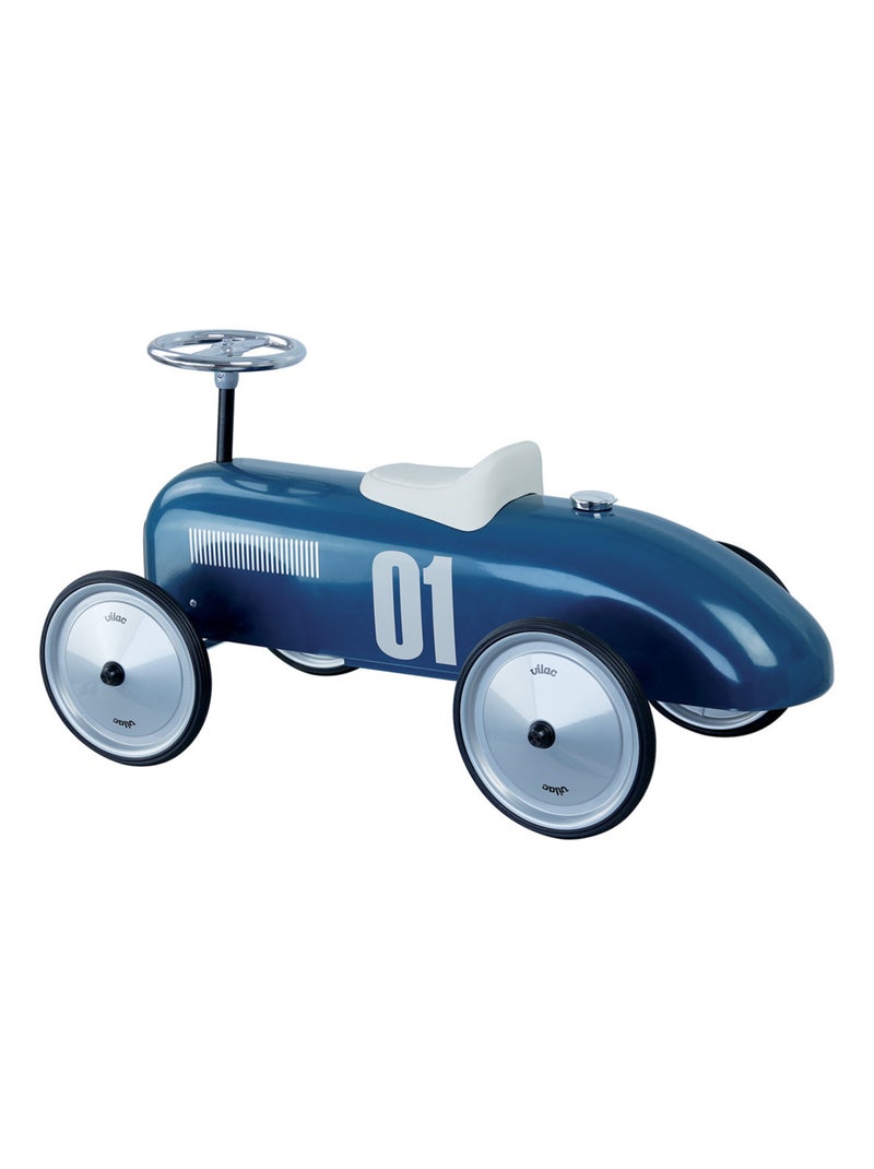 Porteur voiture vintage en métal Bleu - Kiabi