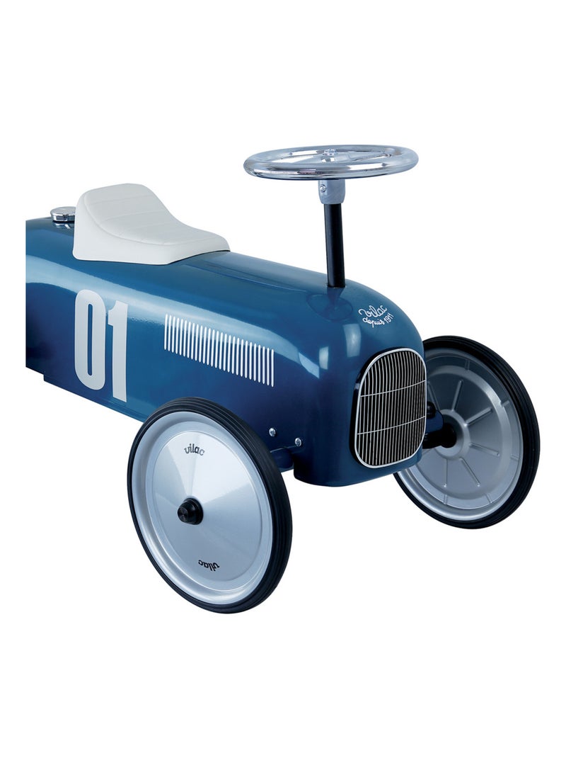 Porteur voiture vintage en métal Bleu - Kiabi