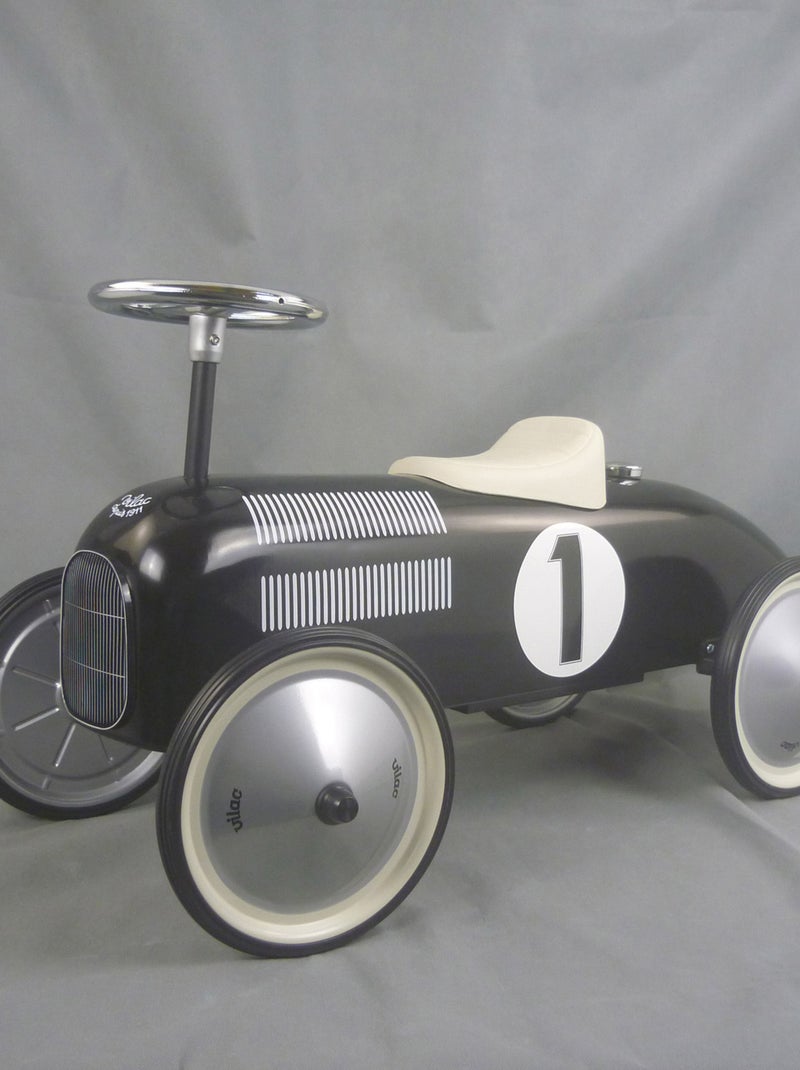 Porteur voiture vintage en métal Noir - Kiabi