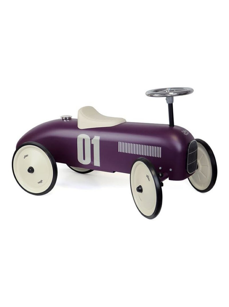 Porteur voiture vintage en métal Violet - Kiabi