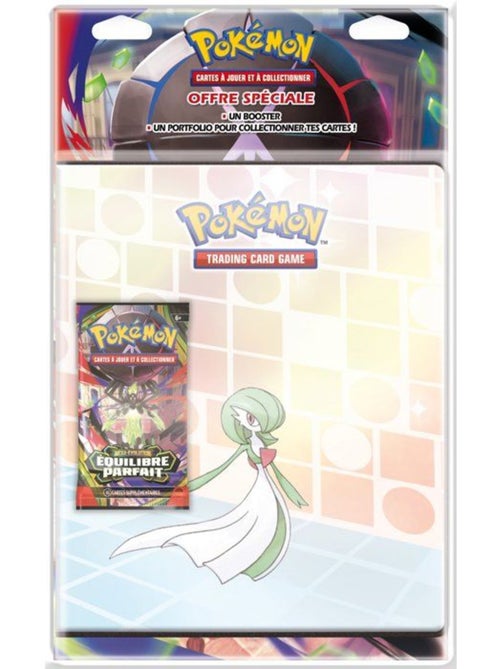 Portfolio + Booster Equilibre Parfait Me03 - Pokemon - Kiabi Portfolio + Booster Equilibre Parfait Me03 - Pokemon - Kiabi