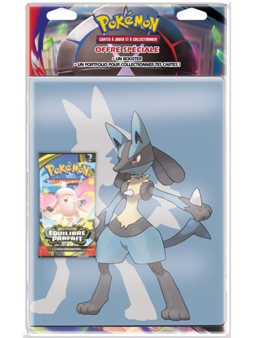 Portfolio + Booster Equilibre Parfait Me03 - Pokemon - Kiabi Portfolio + Booster Equilibre Parfait Me03 - Pokemon - Kiabi