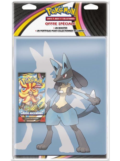 Portfolio + Booster Me04 - Pokemon - Kiabi Portfolio + Booster Me04 - Pokemon - Kiabi