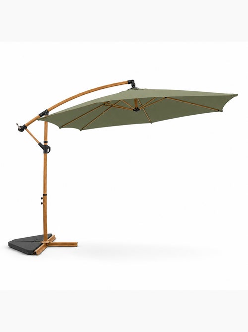 PORTICCIO Parasol déporté octogonal  300 cm vert - Kiabi