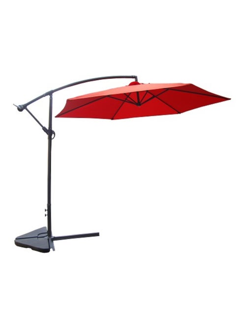 PORTICCIO Parasol terracotta déporté rond 3 x 3 m - Kiabi