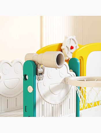 Portique aire de jeu enfant 7 en 1 hdpe