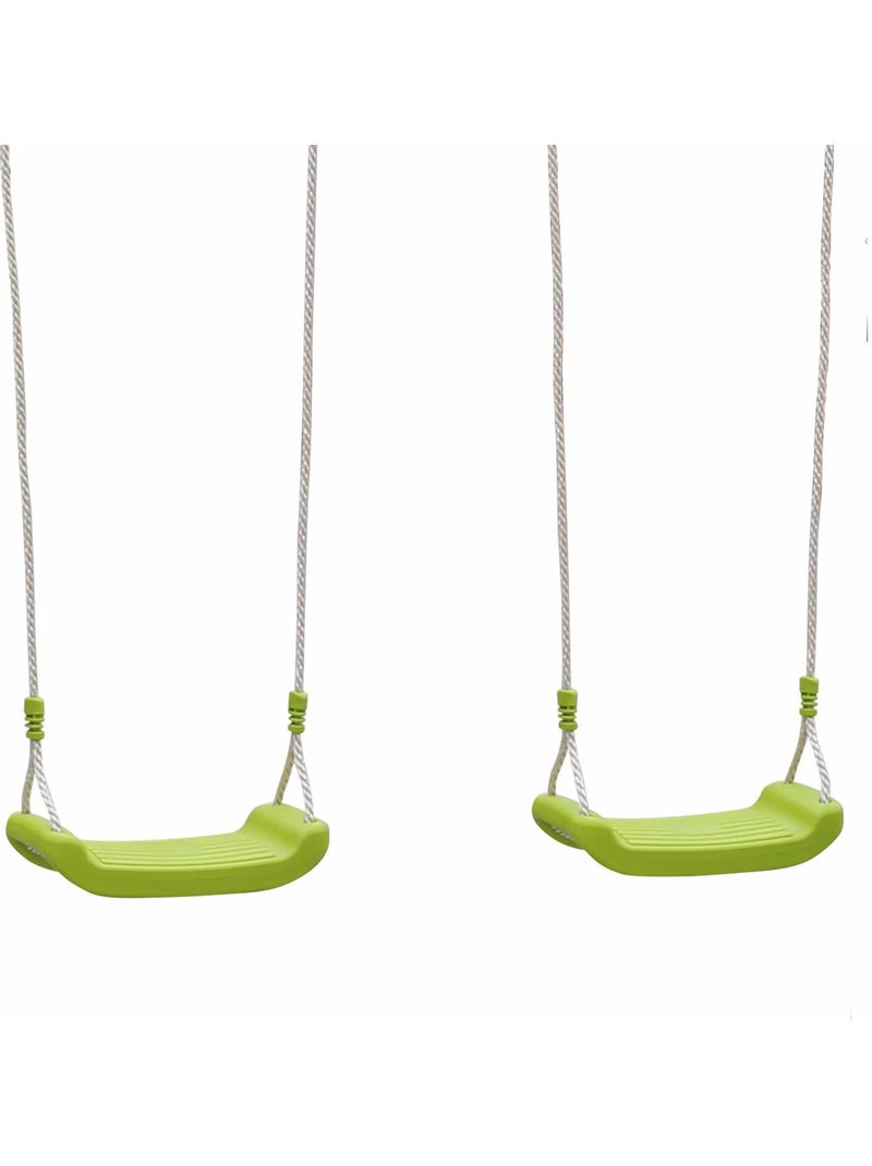 Portique balançoire 4 agrès 6 places Meltemi Vert - Kiabi