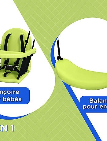 Portique balançoire évolutive métal époxy