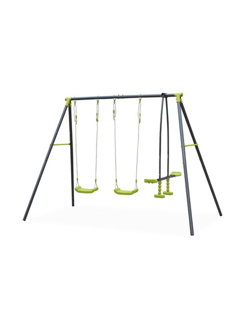 Portique balançoires, face à face Tramontane - Kiabi