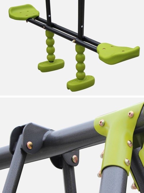 Portique balançoires, face à face Tramontane - Kiabi