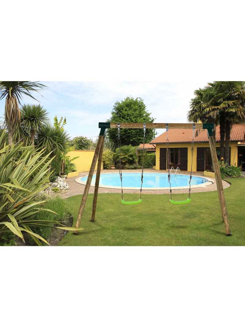 Portique bois Marron - Kiabi