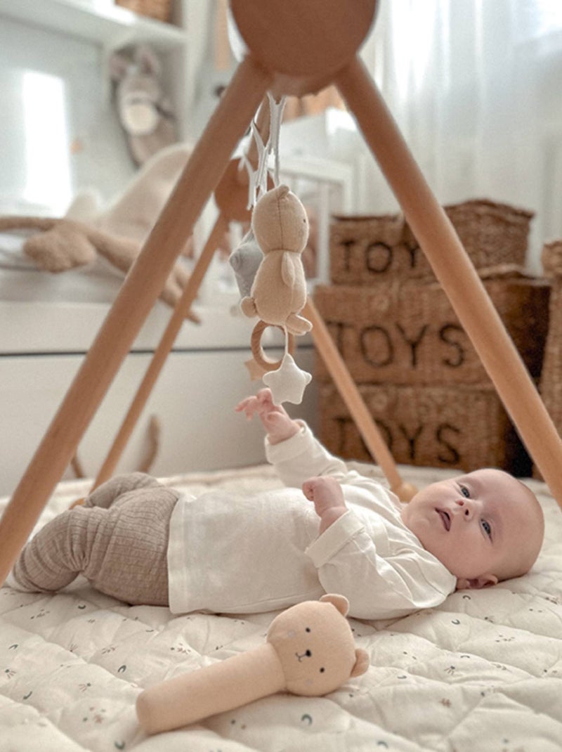 Portique d'Éveil en Bois - Arche de Jeux JaBaDaBaDo Beige - Kiabi