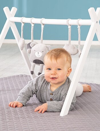 Portique d'éveil en bois + 5 jouets 'roba Style' - ROBA