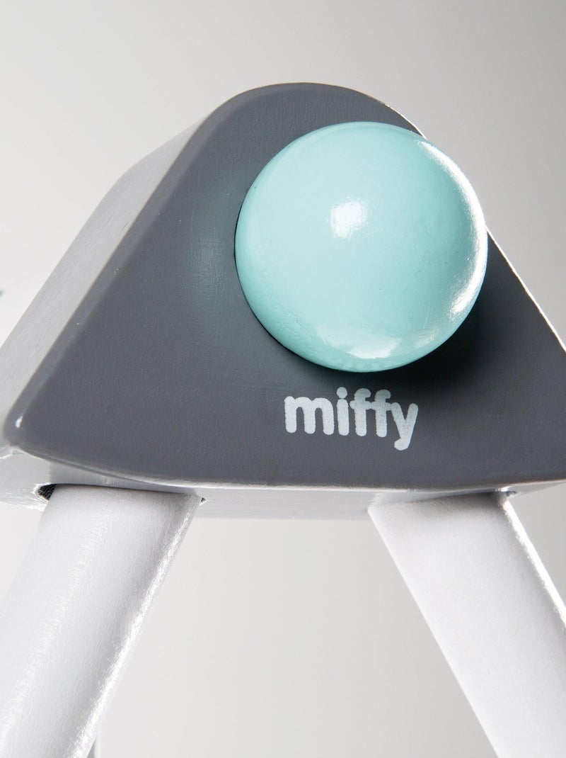 Portique d'éveil en bois avec 3 anneaux de dentition 'miffy®' - ROBA Blanc Beige Gris - Kiabi