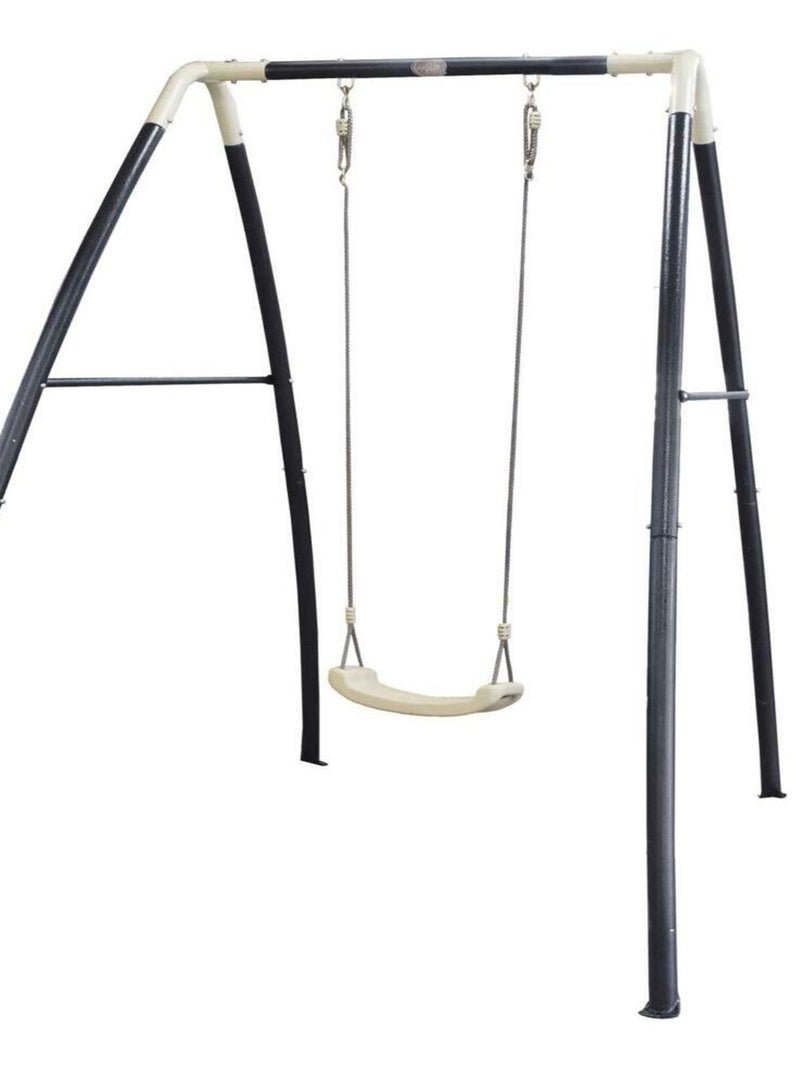 Portique métal noir 1 balançoire Axi Noir - Kiabi
