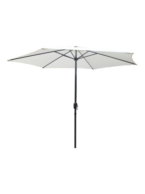 PORTOFINO Parasol ecru rond 2,94 x 2,94 m - Kiabi PORTOFINO Parasol ecru rond 2,94 x 2,94 m - Kiabi