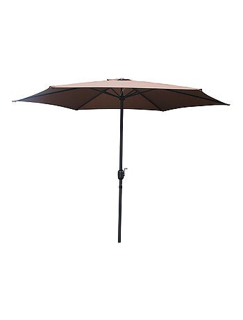 PORTOFINO Parasol marron rond 2,94 x 2,94 m