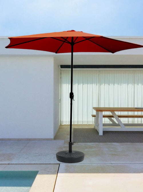 PORTOFINO Parasol terracotta rond 2,94 x 2,94 m - Kiabi PORTOFINO Parasol terracotta rond 2,94 x 2,94 m - Kiabi