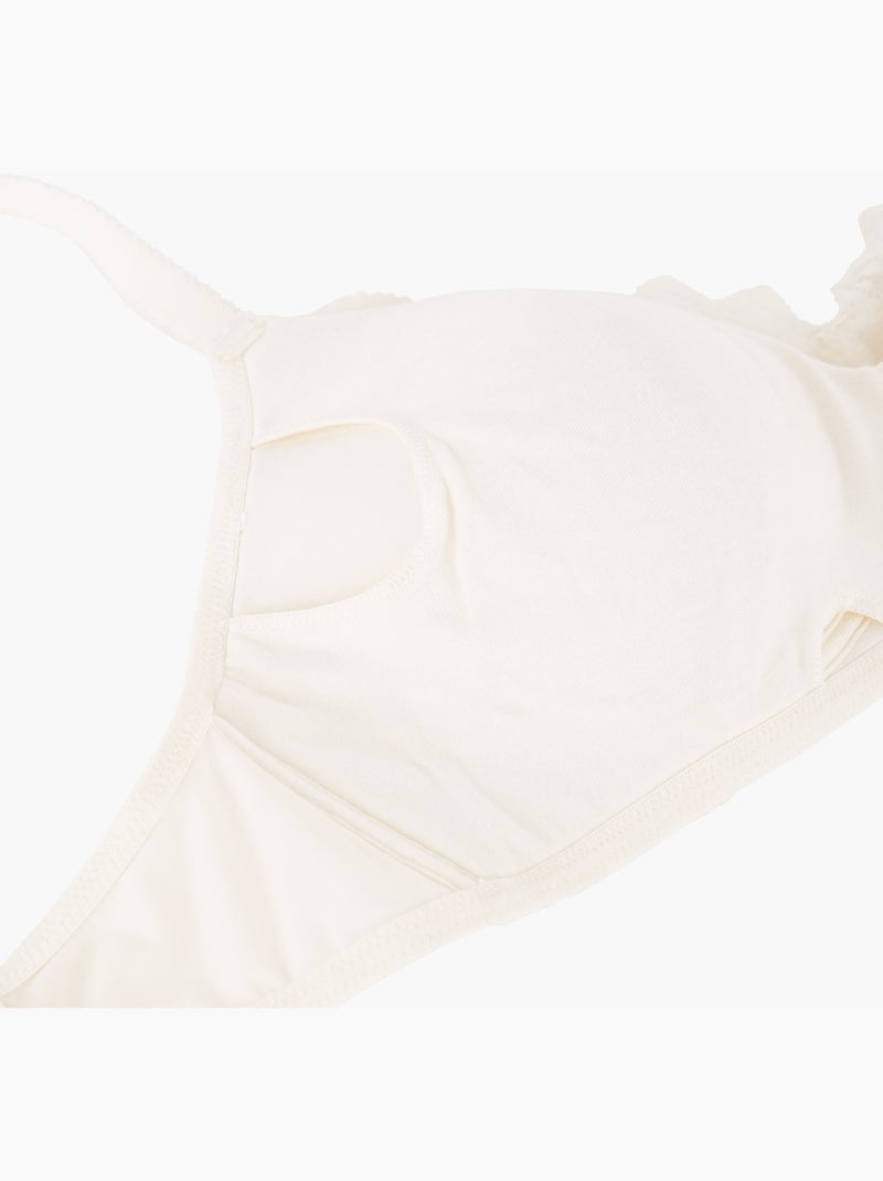 Post opératoire ampliforme Dentelle - RougeGorge Lingerie Ecru - Kiabi